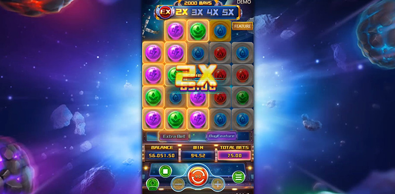 FC Super Elements Slot - Win Multiple in Add Extra Bet Game