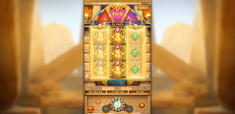 FC Treasure Raiders Slot - 3 Wild Symbol Stays On The Reel