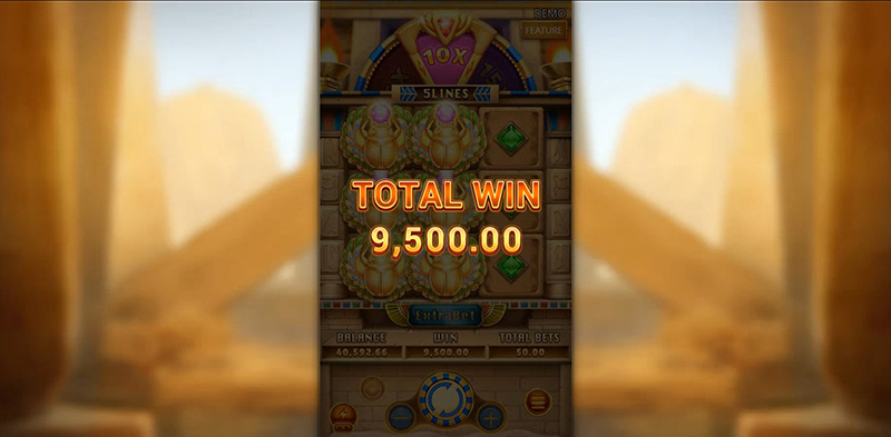 FC Treasure Raiders Slot - Total Win