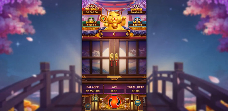 FC Win Win Neko Slot - Four Colored Bodhidharma