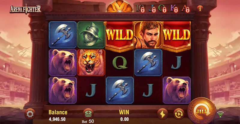 JILI Arena Fighter Slot - Wild Symbol