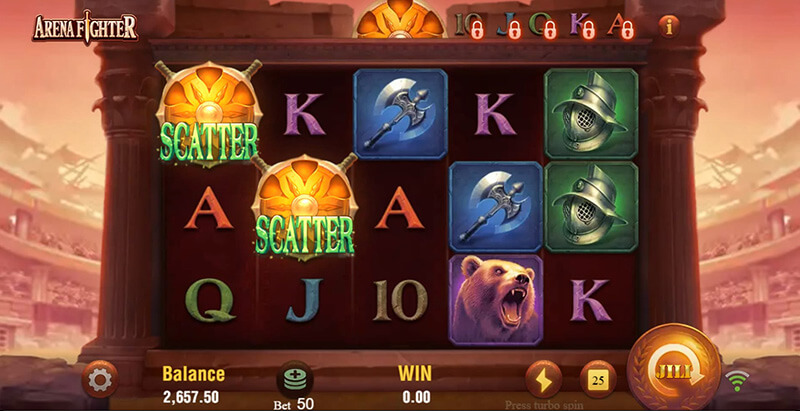 JILI Arena Fighter Slot - Scatter Symbol