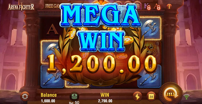 JILI Arena Fighter Slot - Mega Win