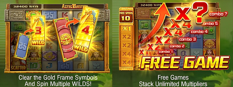 JILI Aztec Priestess Slot - Bonus Features