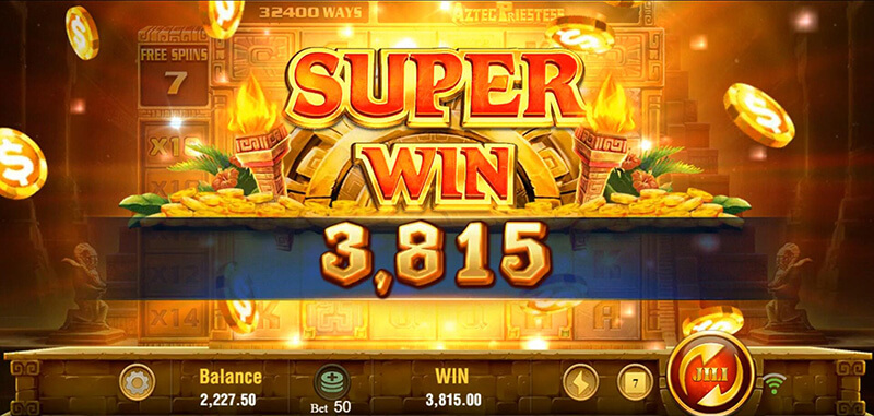 JILI Aztec Priestess Slot - Super Win