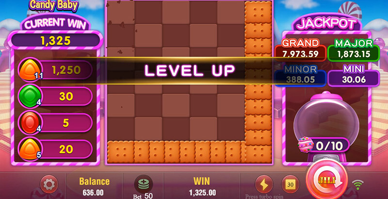 JILI Candy Baby Slot - Board Upgrade Level 2