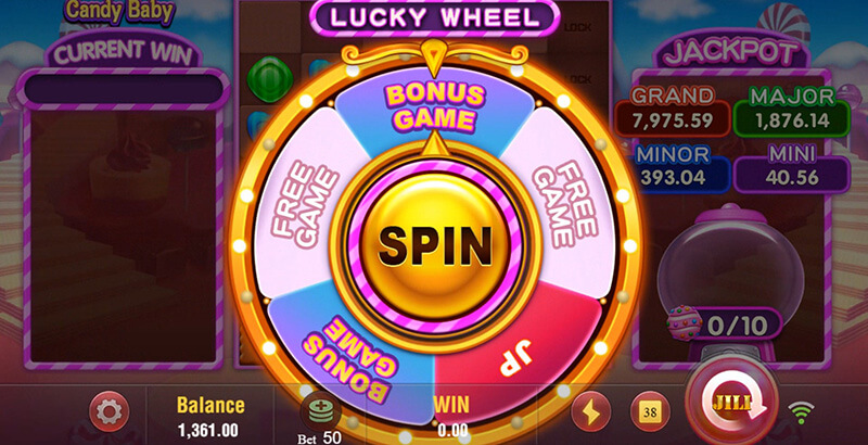 JILI Candy Baby Slot - Lucky Wheel