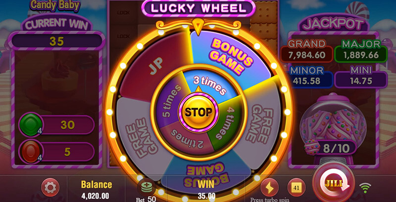 JILI Candy Baby Slot - Bonus Game