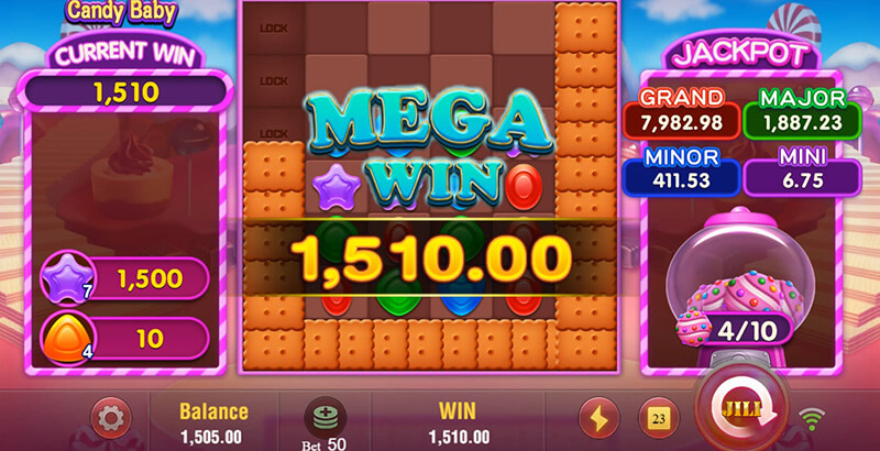 JILI Candy Baby Slot - Mega Win