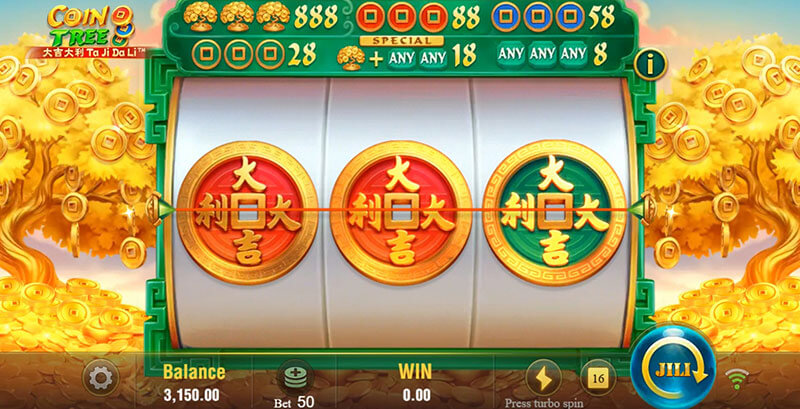 JILI Coin Tree Slot - Any Symbol Winning Combinations 3