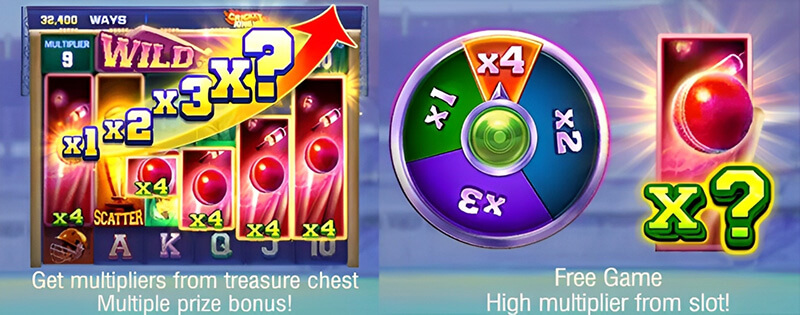 JILI Cricket King 18 Slot - Bonus Features