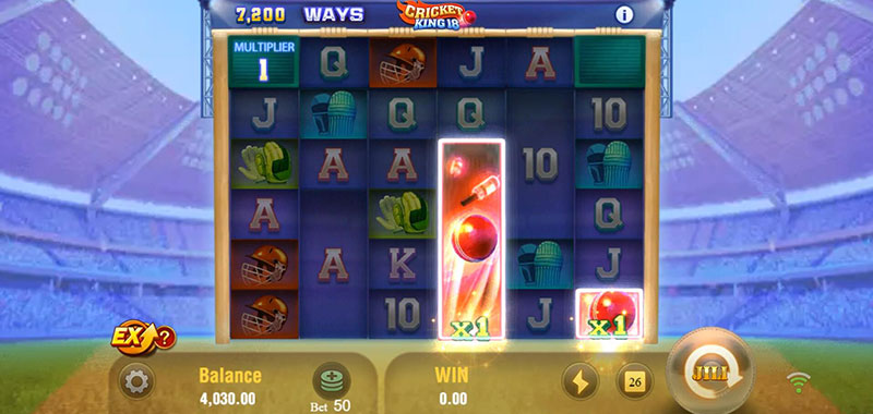 JILI Cricket King 18 Slot - Multiplier Symbol