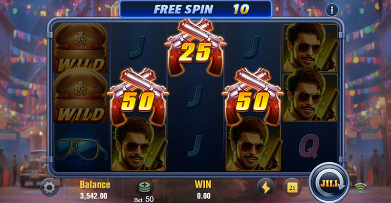 JILI Dabanggg Slot - Scatter Symbol Random Score Value