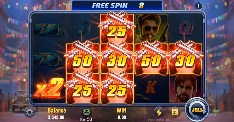 JILI Dabanggg Slot - X2 Symbol