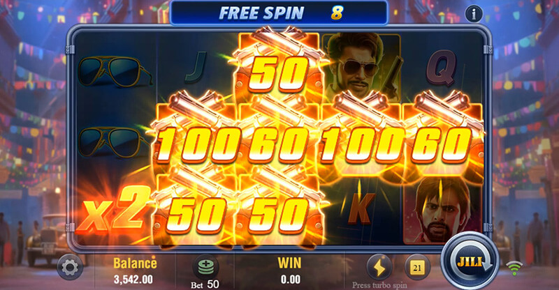 JILI Dabanggg Slot - X2 Symbol Doubled
