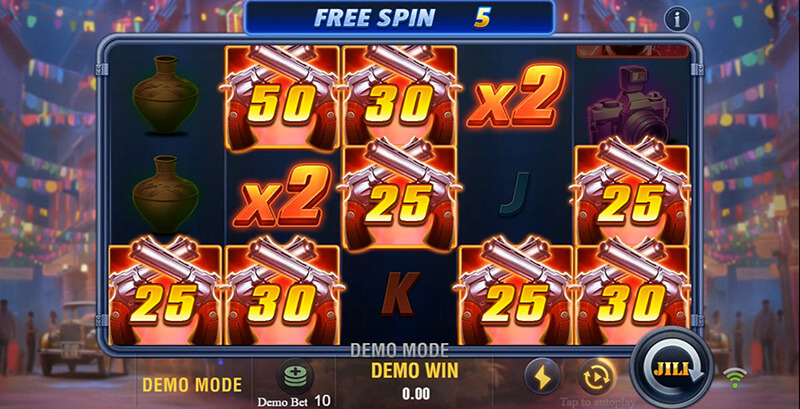 JILI Dabanggg Slot - Both Two x2 Symbol