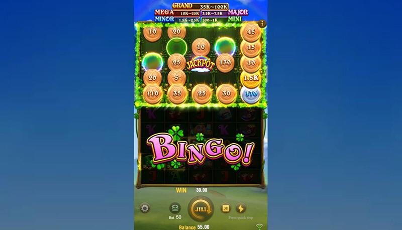 JILI Elf Bingo Slot - Free Coins Mode To Bingo Combination
