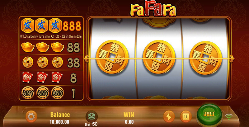 JILI FaFaFa Slot - Copper Coins Winning Combinations 38x