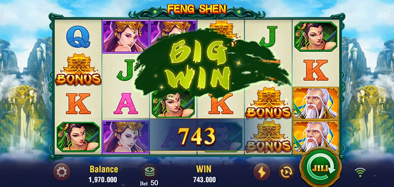 JILI Feng Shen Slot - Big Win