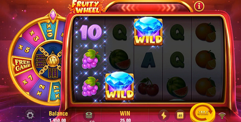 JILI Fruity Wheel Slot - Wild Symbol