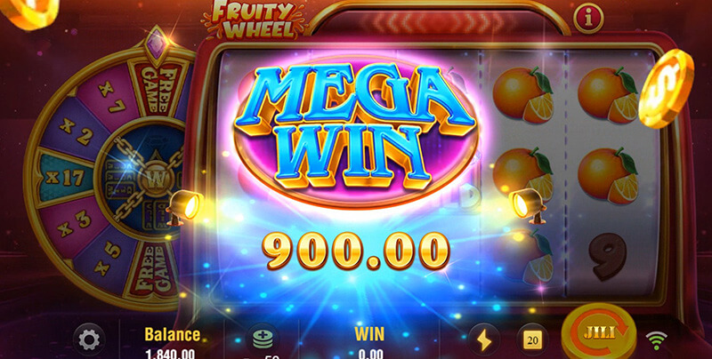 JILI Fruity Wheel Slot - Mega Win