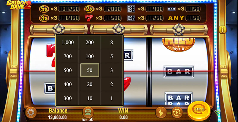 JILI Golden Bank 2 Slot - Betting Option, Auto Spin, Turbo Spin