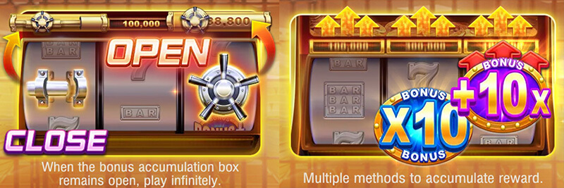 JILI Golden Bank 2 Slot - Bonus Features