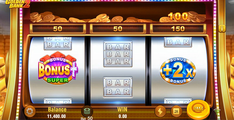 JILI Golden Bank 2 Slot - Super Bonus+ Symbol