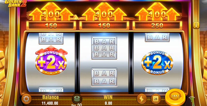 JILI Golden Bank 2 Slot - Super Bonus+ Symbol x2