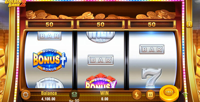 JILI Golden Bank 2 Slot - Bonus Game Bonus+ Symbol Lands