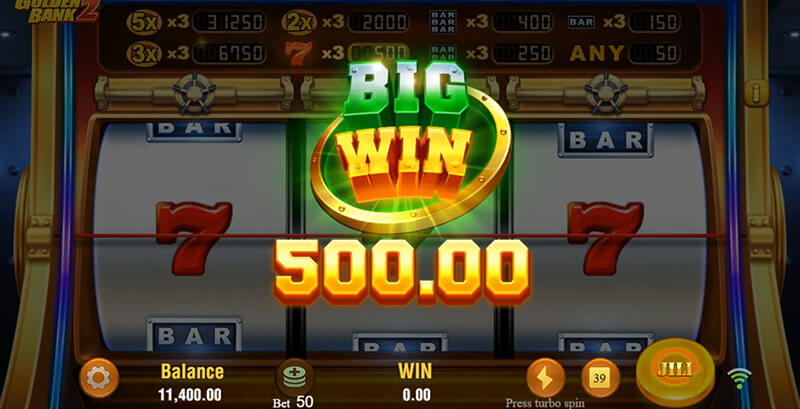 JILI Golden Bank 2 Slot - Big Win