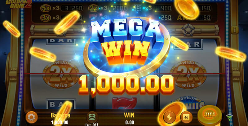JILI Golden Bank 2 Slot - Mega Win