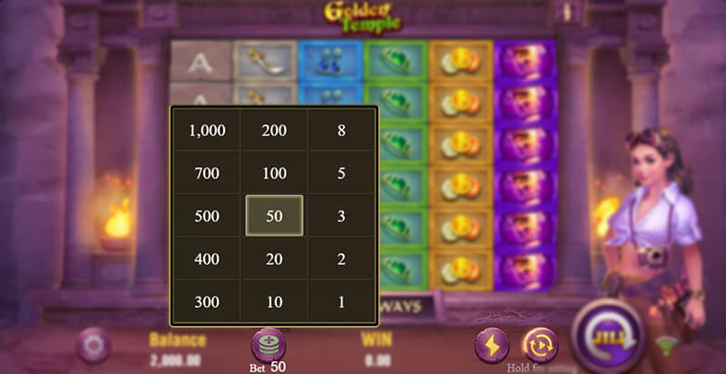 JILI Golden Temple Slot - Betting Option, Auto Spin, Turbo Spin