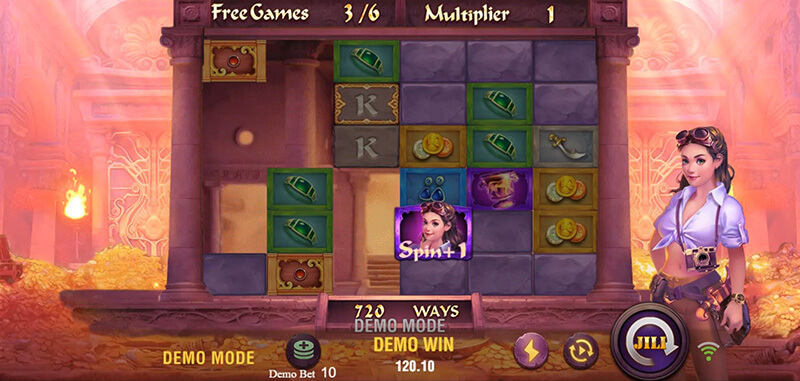 JILI Golden Temple Slot - Spin+1 Symbol