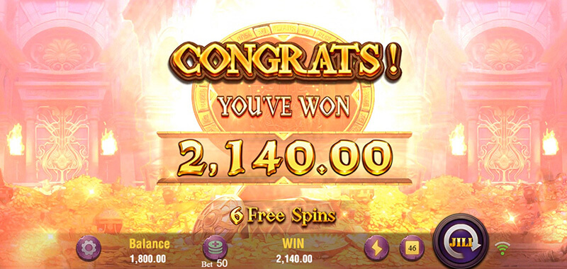 JILI Golden Temple Slot - Total Win