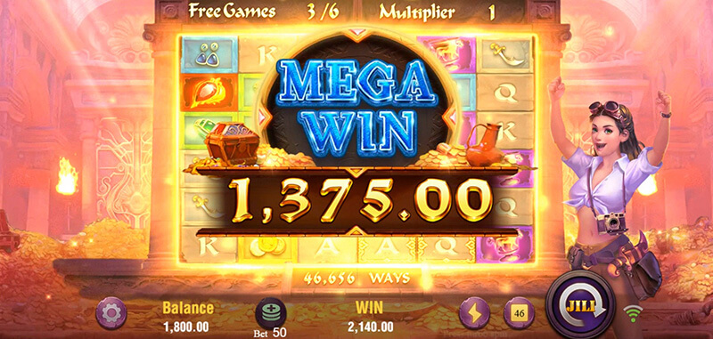 JILI Golden Temple Slot - Mega Win