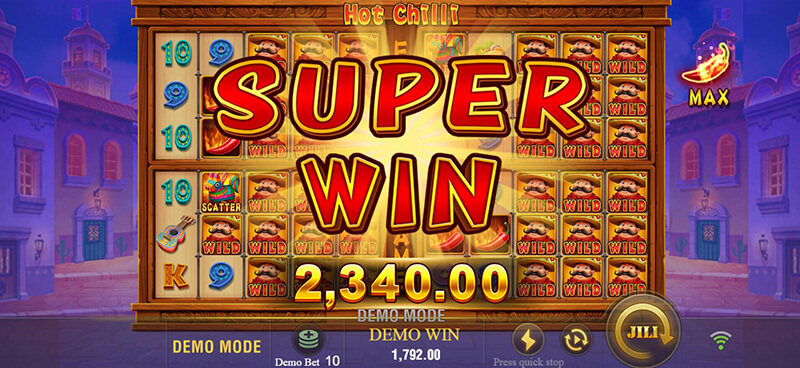 JILI Hot Chilli Slot - Super Win