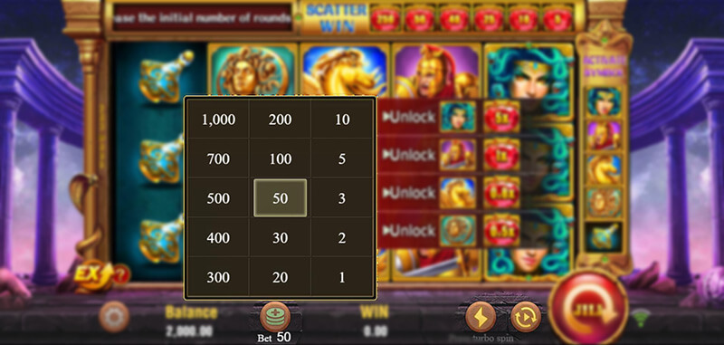 JILI Medusa Slot - Betting Option, Auto Spin, Turbo Spin