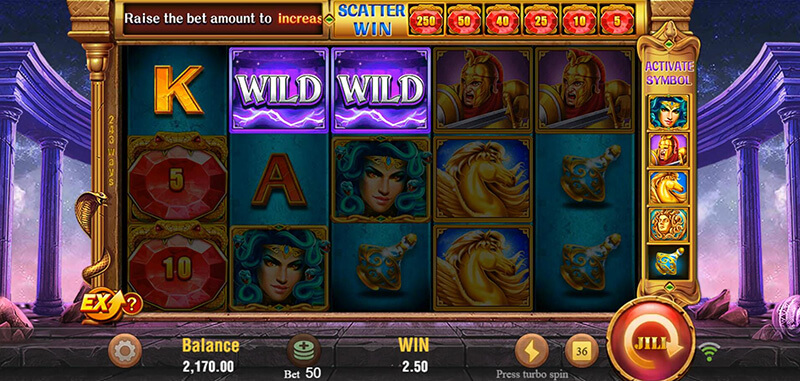 JILI Medusa Slot - Wild Symbol