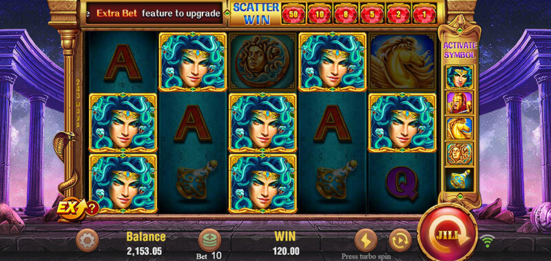 JILI Medusa Slot - Medusa Symbol