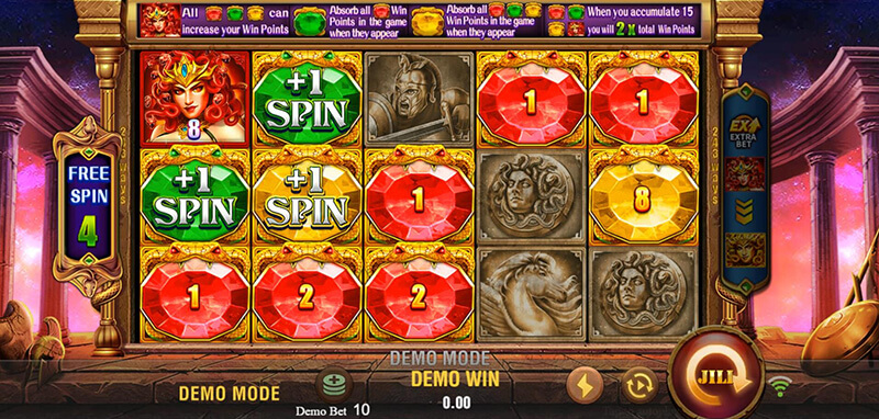JILI Medusa Slot - Red Medusa Symbol