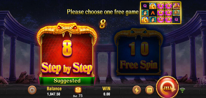 JILI Medusa Slot - Step By Step Mode