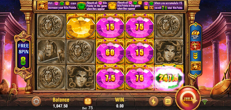 JILI Medusa Slot - Amethyst Symbol