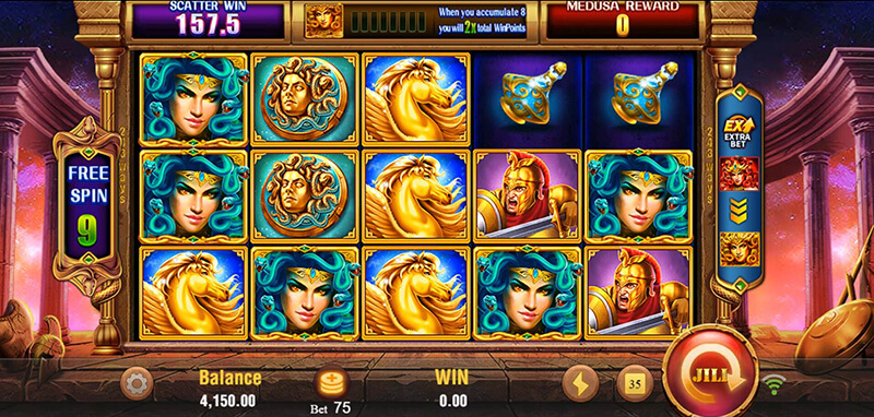 JILI Medusa Slot - Free Spins Mode Regular Symbols Will Not Appear