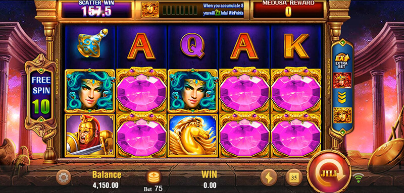 JILI Medusa Slot - Scatter Win