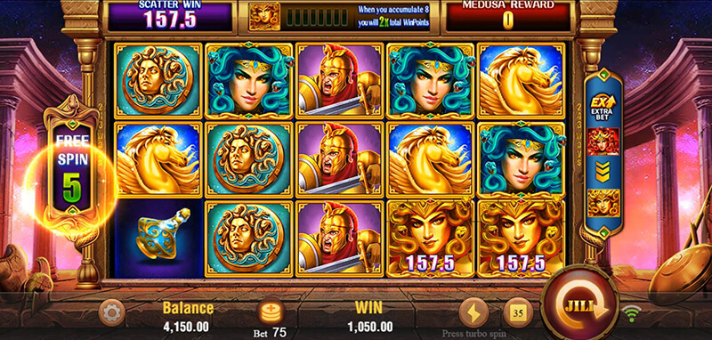 JILI Medusa Slot - Scatter Win Winnings