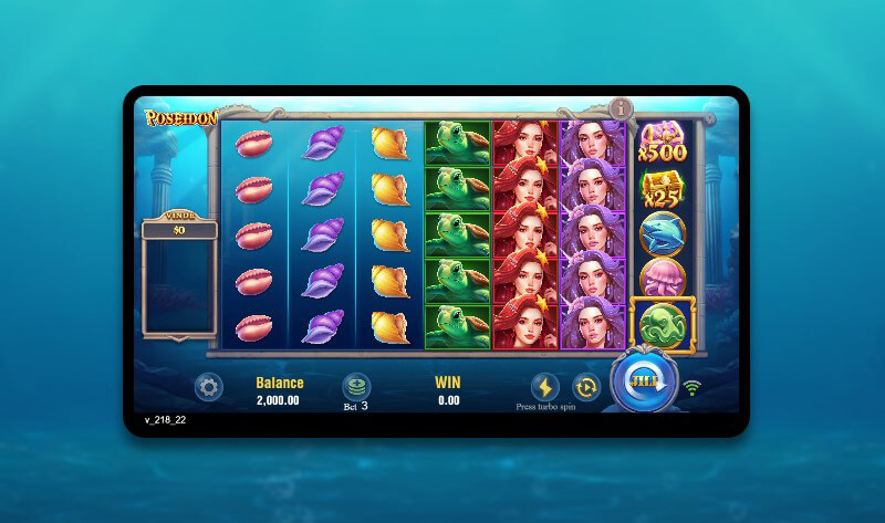 JILI Poseidon Slot - Landscape Mode