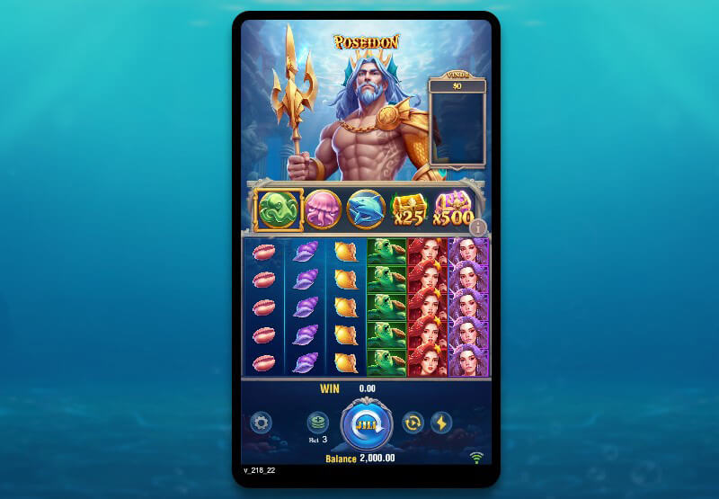 JILI Poseidon Slot - Vertical Screen