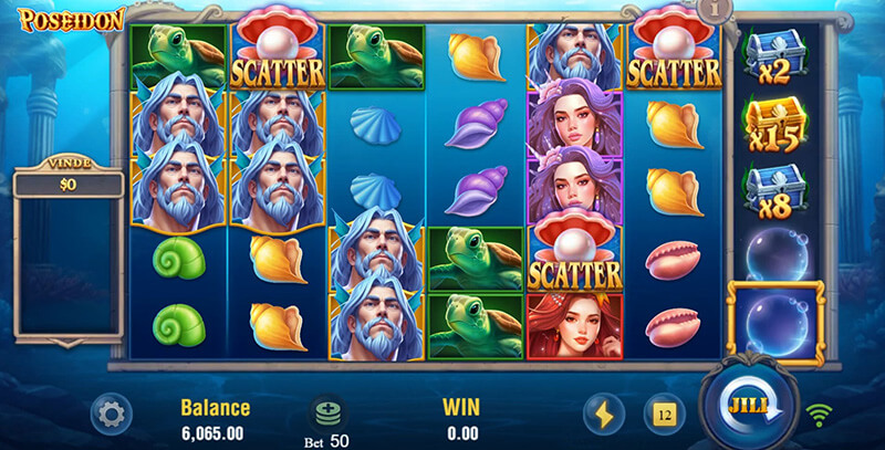 JILI Poseidon Slot - Scatter Symbol