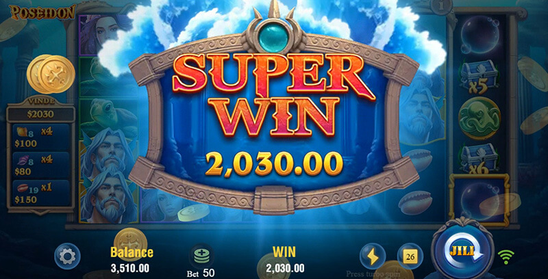 JILI Poseidon Slot - Super Win
